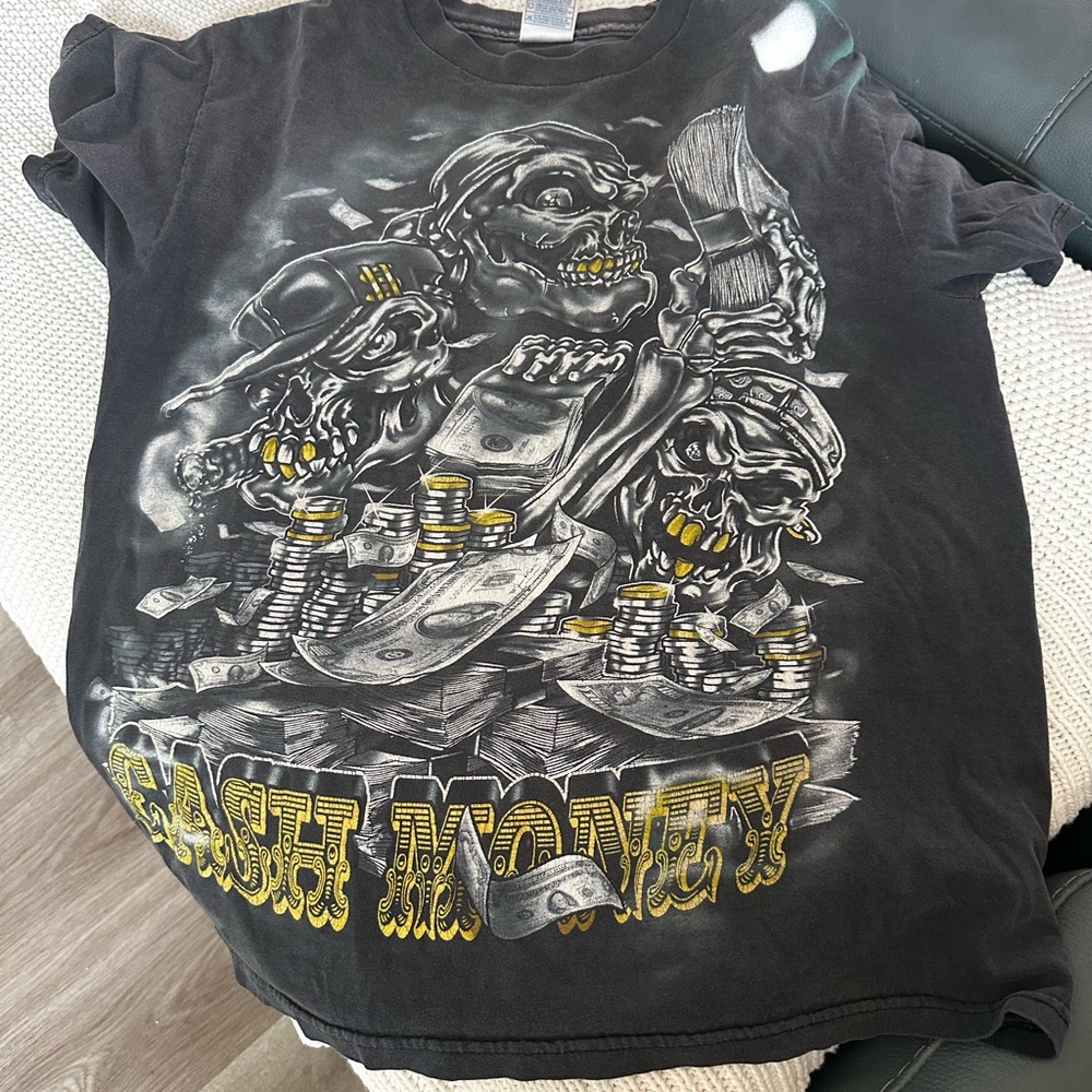 Black Graphic Kids T-Shirt